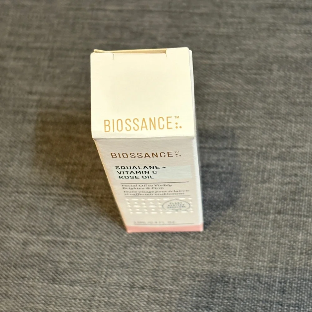 Biossance Squalane + Vitamin C Rose Oil Travel Size New in Box